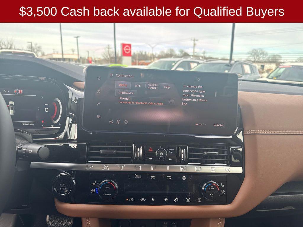 new 2026 Nissan Pathfinder car, priced at $47,638