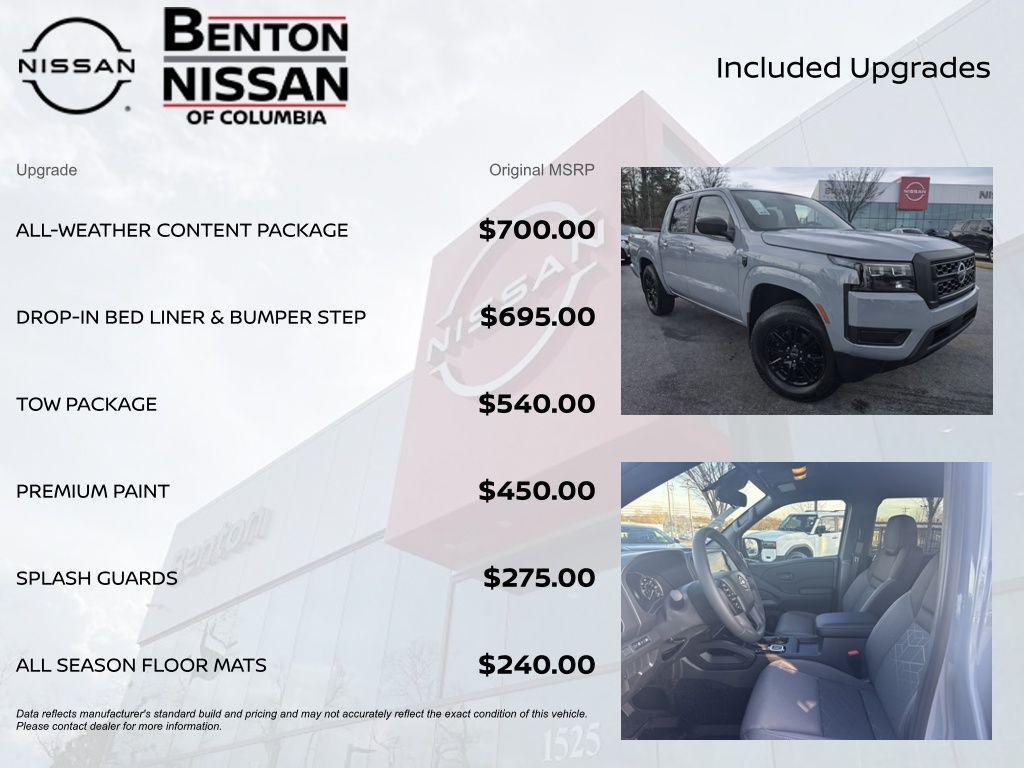 new 2026 Nissan Frontier car, priced at $38,391