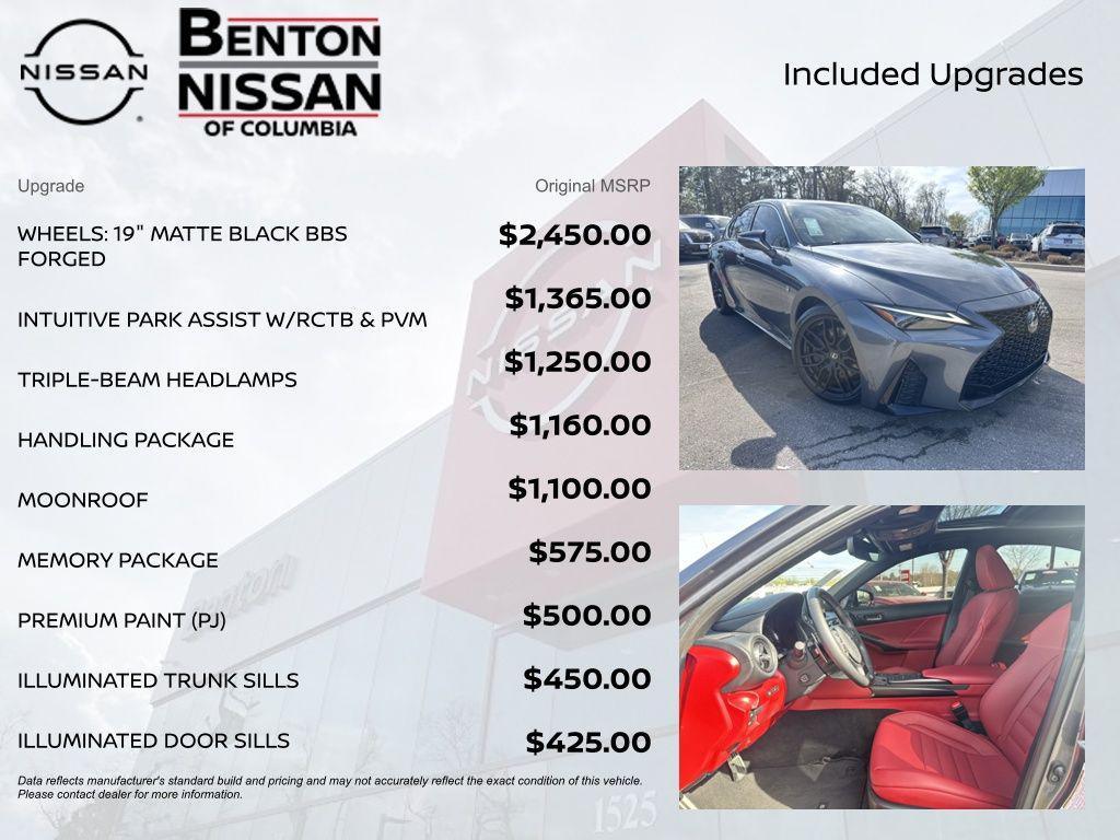 used 2023 Lexus IS 350 car, priced at $45,010