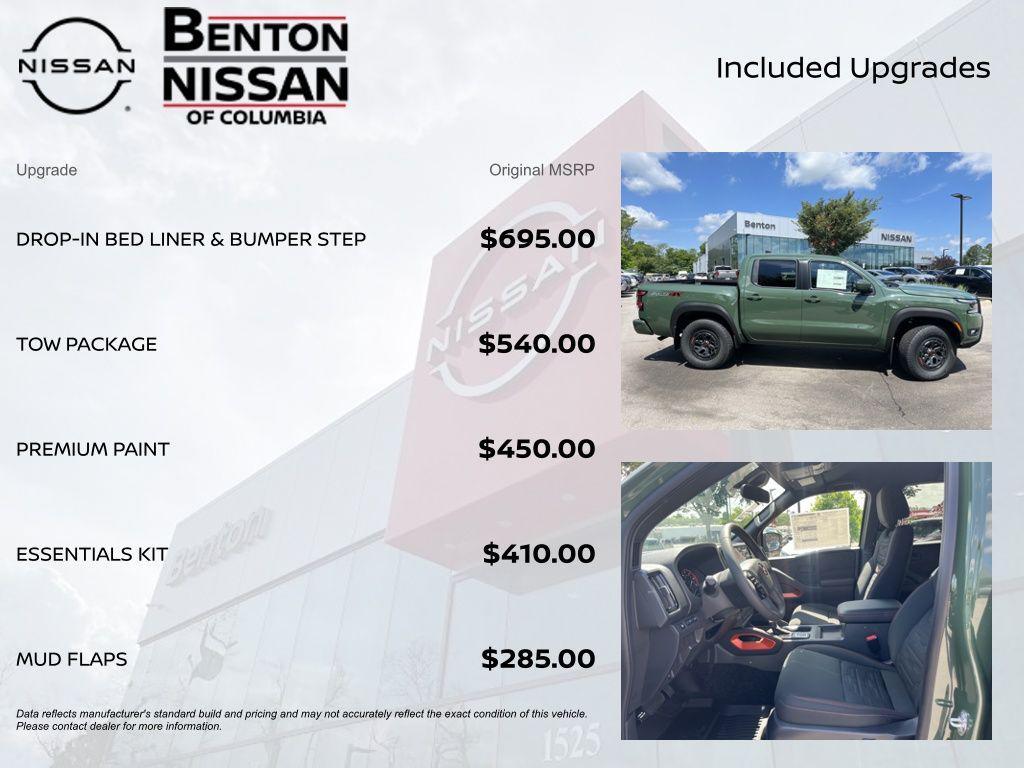 new 2026 Nissan Frontier car, priced at $40,055