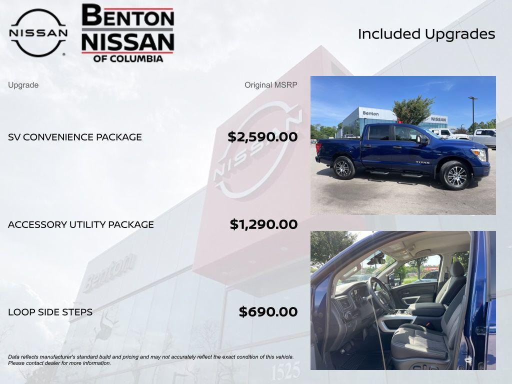 used 2024 Nissan Titan car, priced at $47,999