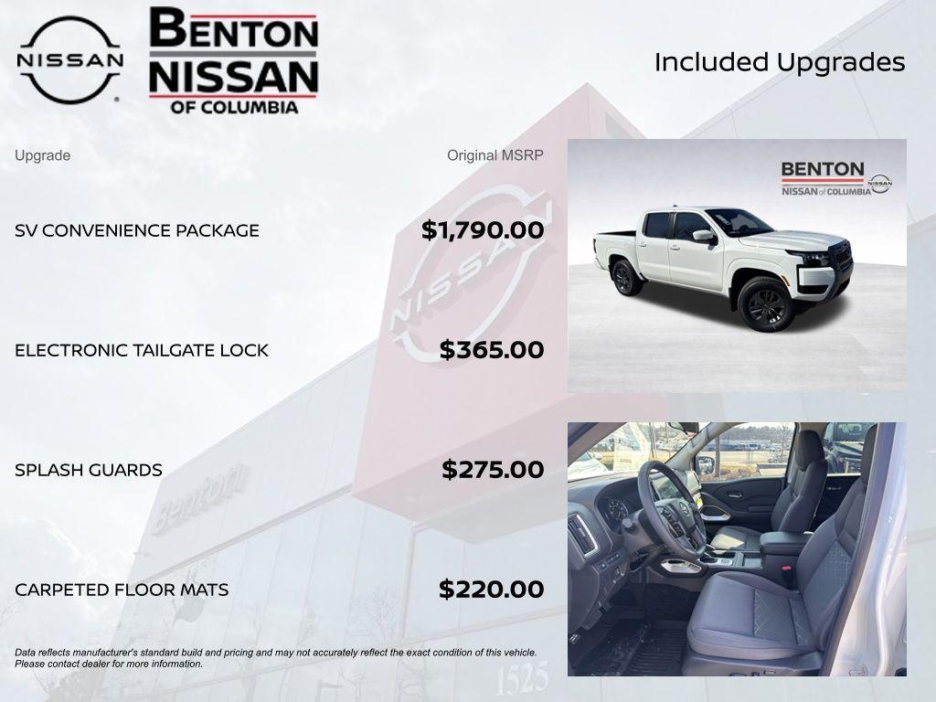 new 2026 Nissan Frontier car, priced at $38,498