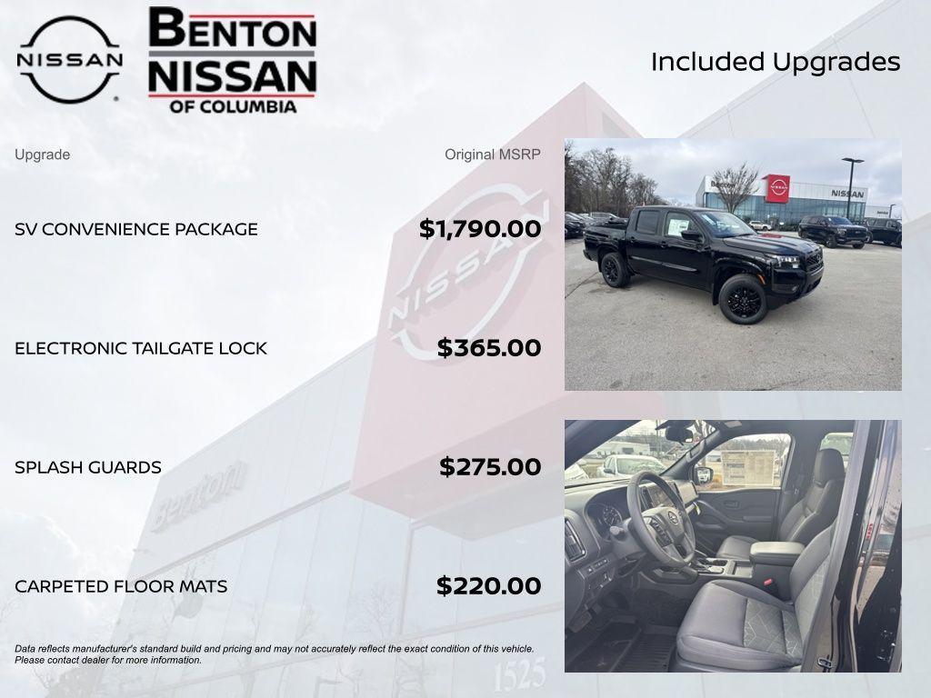 new 2026 Nissan Frontier car, priced at $38,198