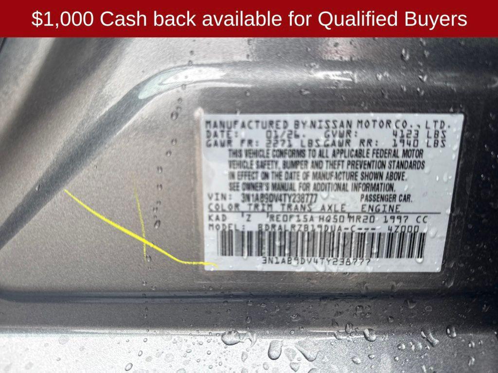 new 2026 Nissan Sentra car, priced at $27,343