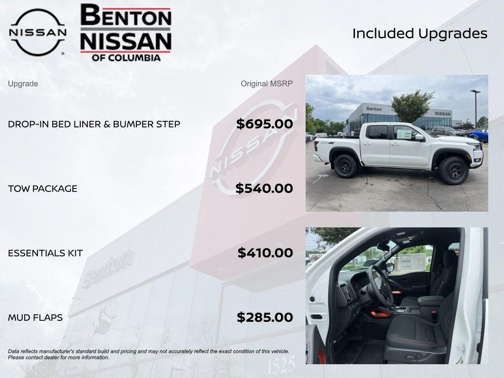 new 2026 Nissan Frontier car, priced at $38,655