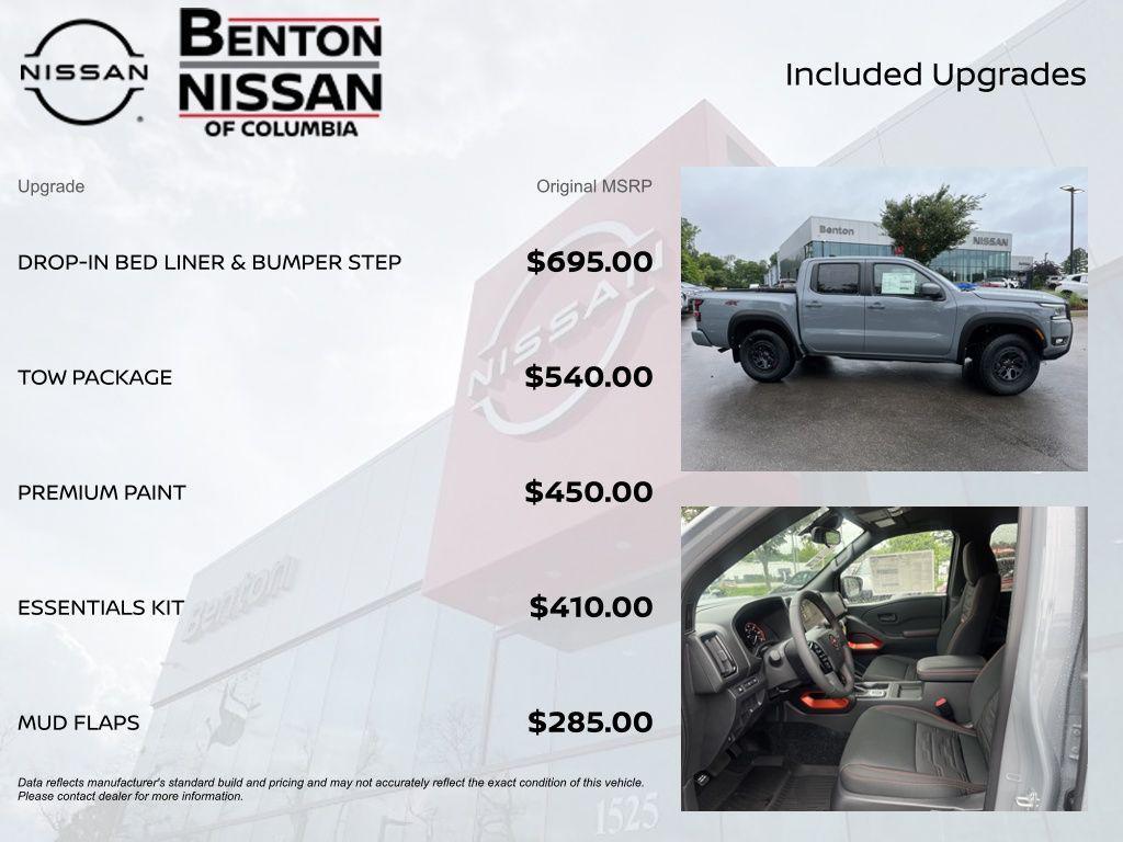 new 2026 Nissan Frontier car, priced at $40,055