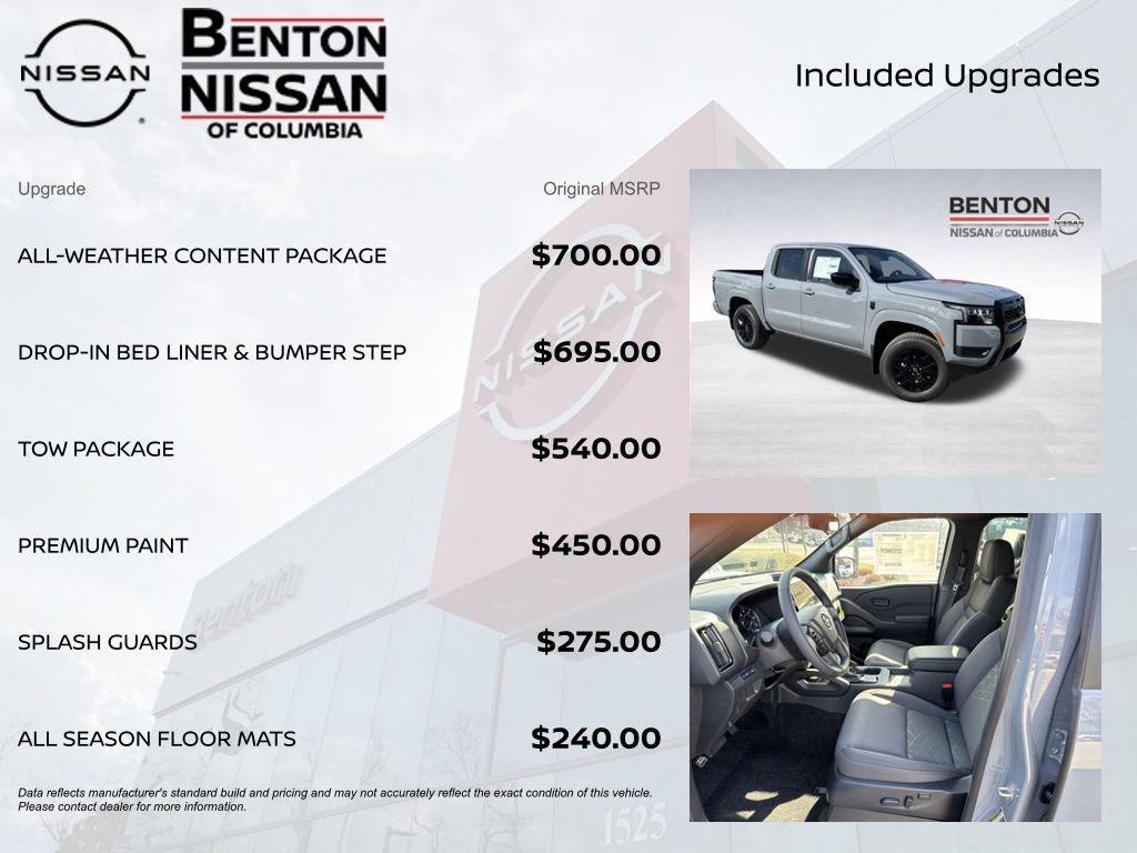 new 2026 Nissan Frontier car, priced at $38,691