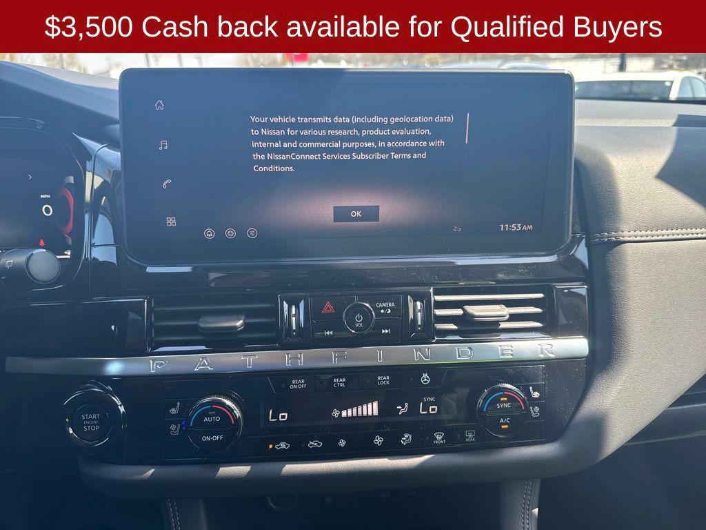 new 2026 Nissan Pathfinder car, priced at $47,287