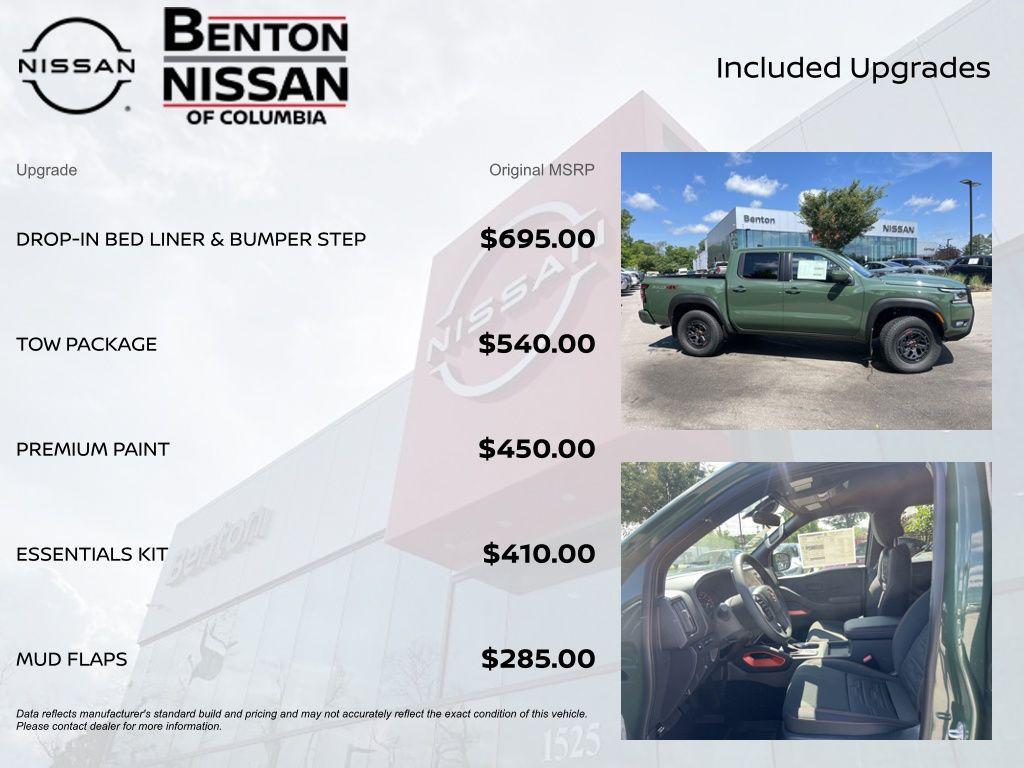 new 2026 Nissan Frontier car, priced at $40,055