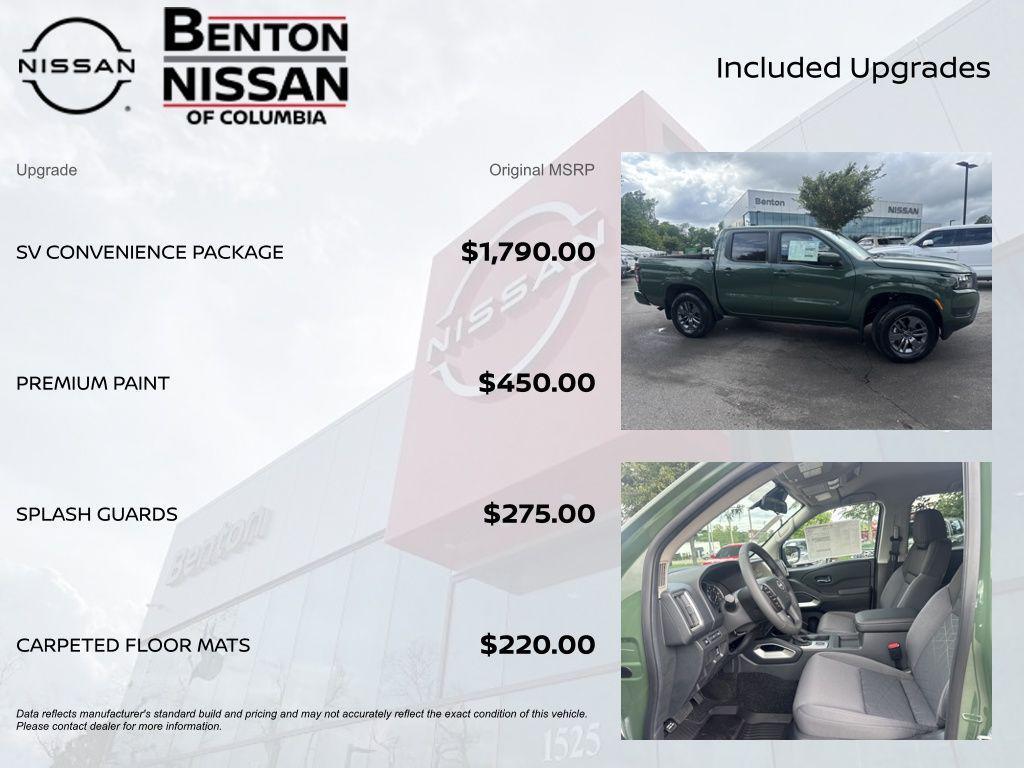 new 2026 Nissan Frontier car, priced at $38,334