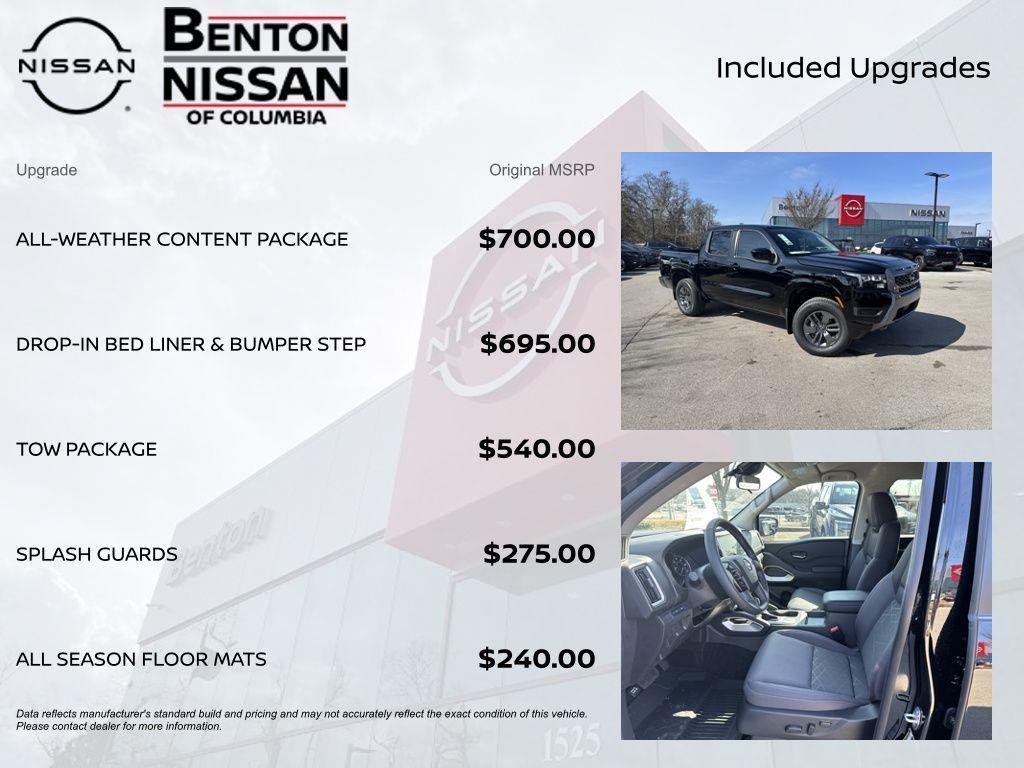 new 2026 Nissan Frontier car, priced at $37,991