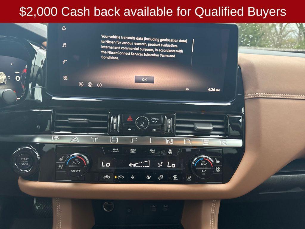 new 2026 Nissan Pathfinder car, priced at $48,487