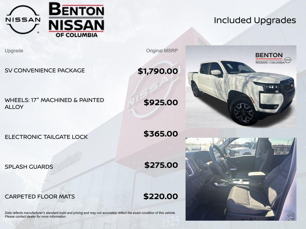 new 2026 Nissan Frontier car, priced at $39,294