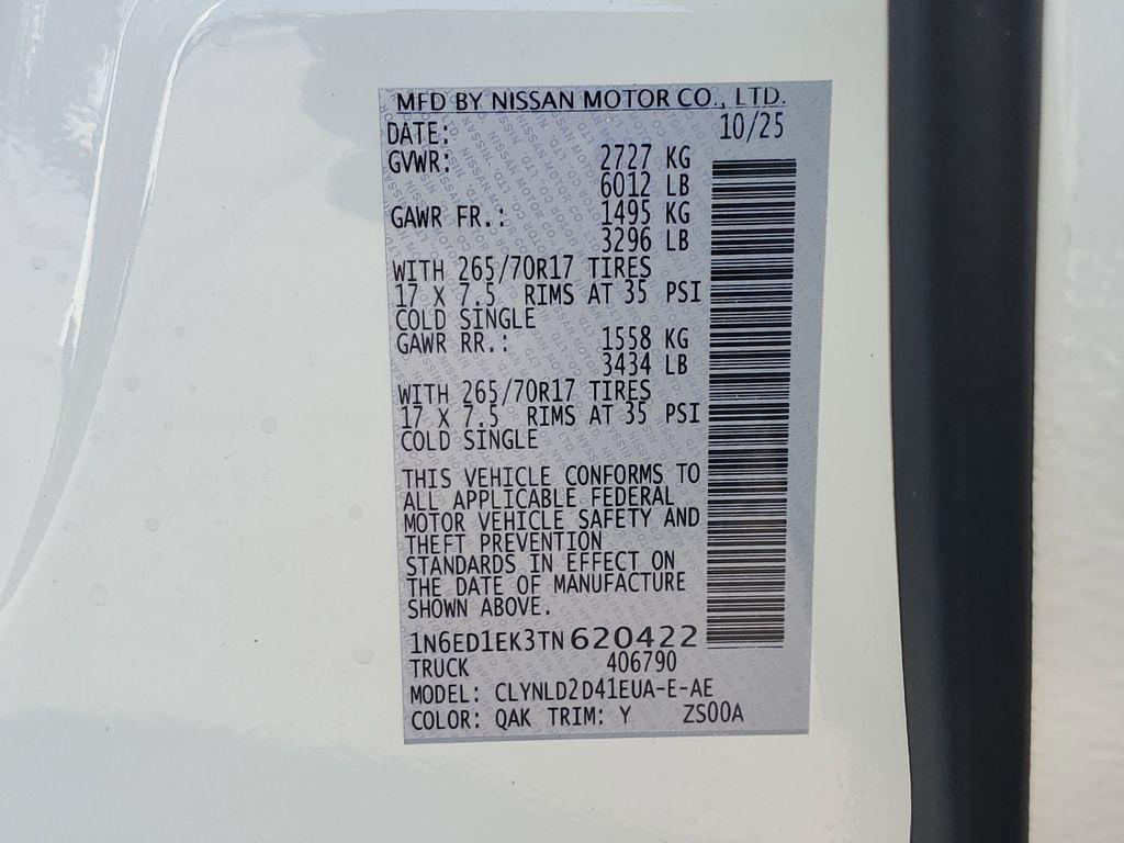 new 2026 Nissan Frontier car, priced at $49,040