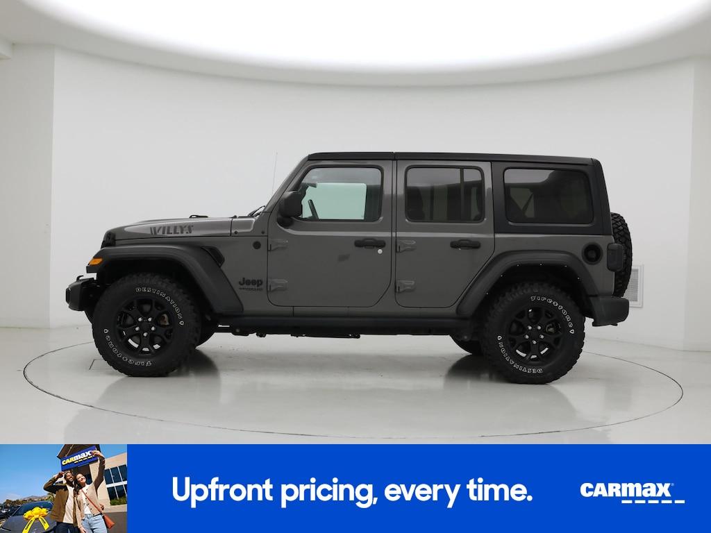used 2021 Jeep Wrangler car, priced at $27,998