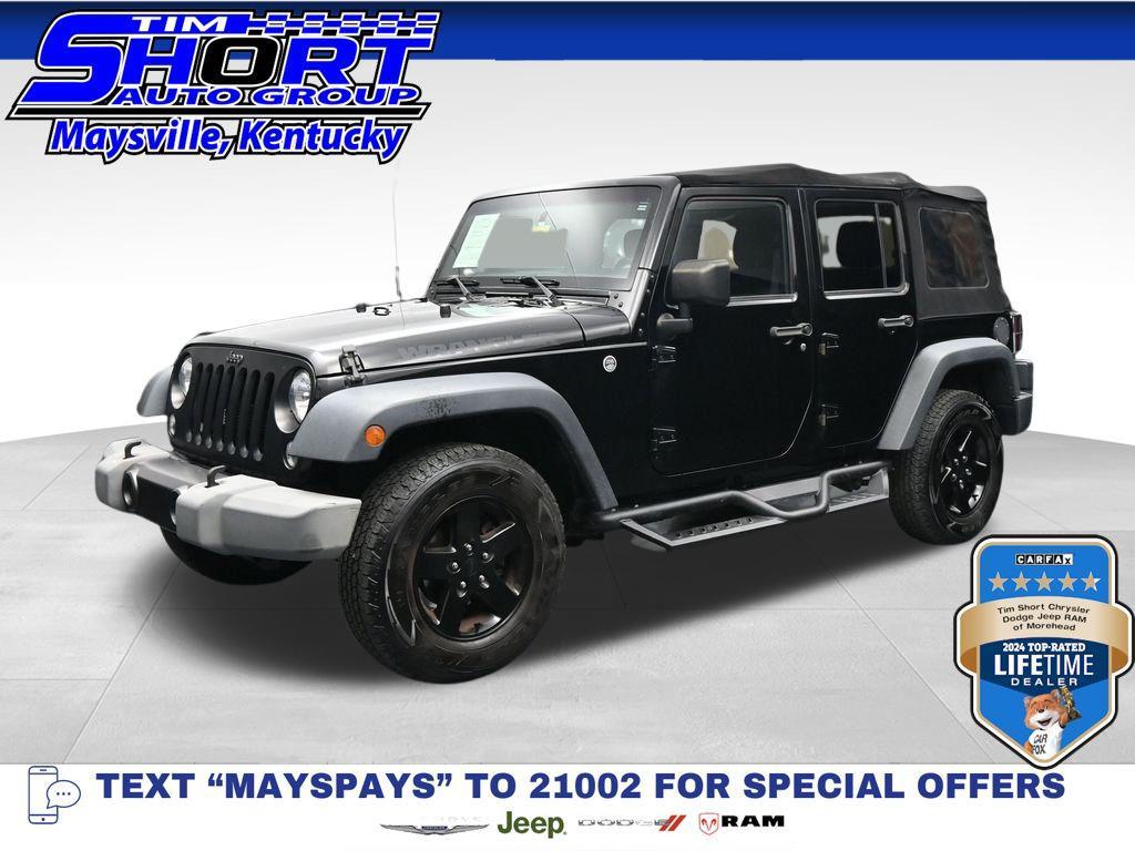 used 2016 Jeep Wrangler Unlimited car, priced at $19,831