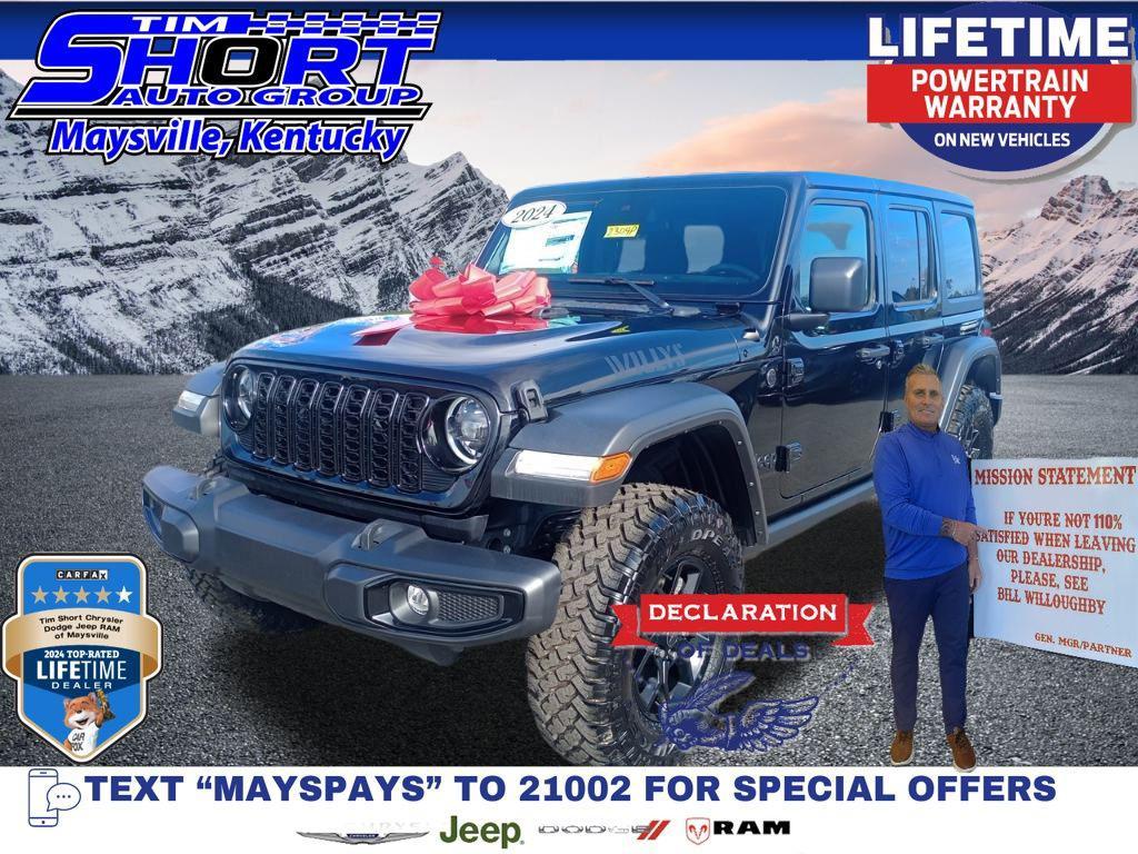 new 2024 Jeep Wrangler car, priced at $47,999