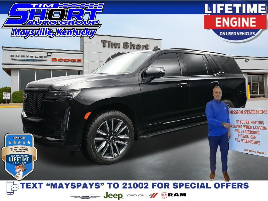 used 2023 Cadillac Escalade car, priced at $75,799