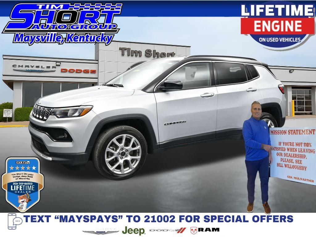 used 2025 Jeep Compass car, priced at $22,892