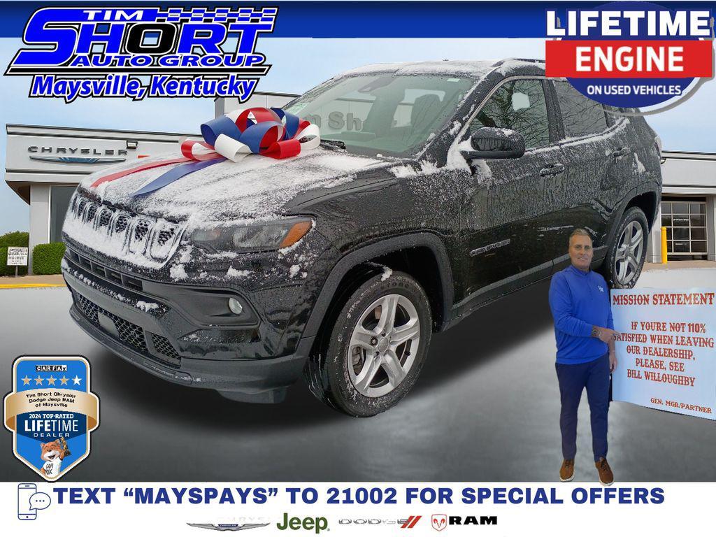 used 2023 Jeep Compass car, priced at $19,000