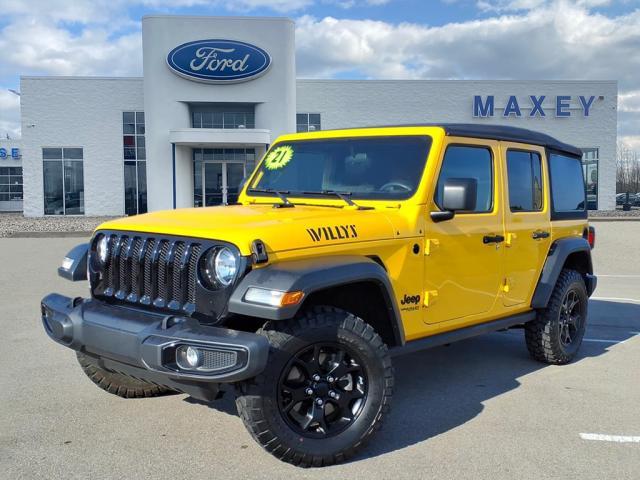 used 2021 Jeep Wrangler Unlimited car, priced at $31,997