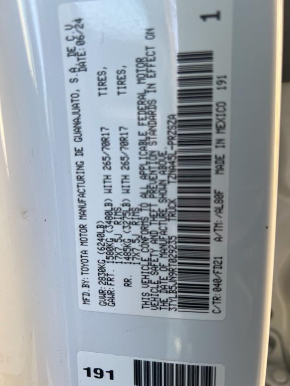 used 2024 Toyota Tacoma car, priced at $42,450