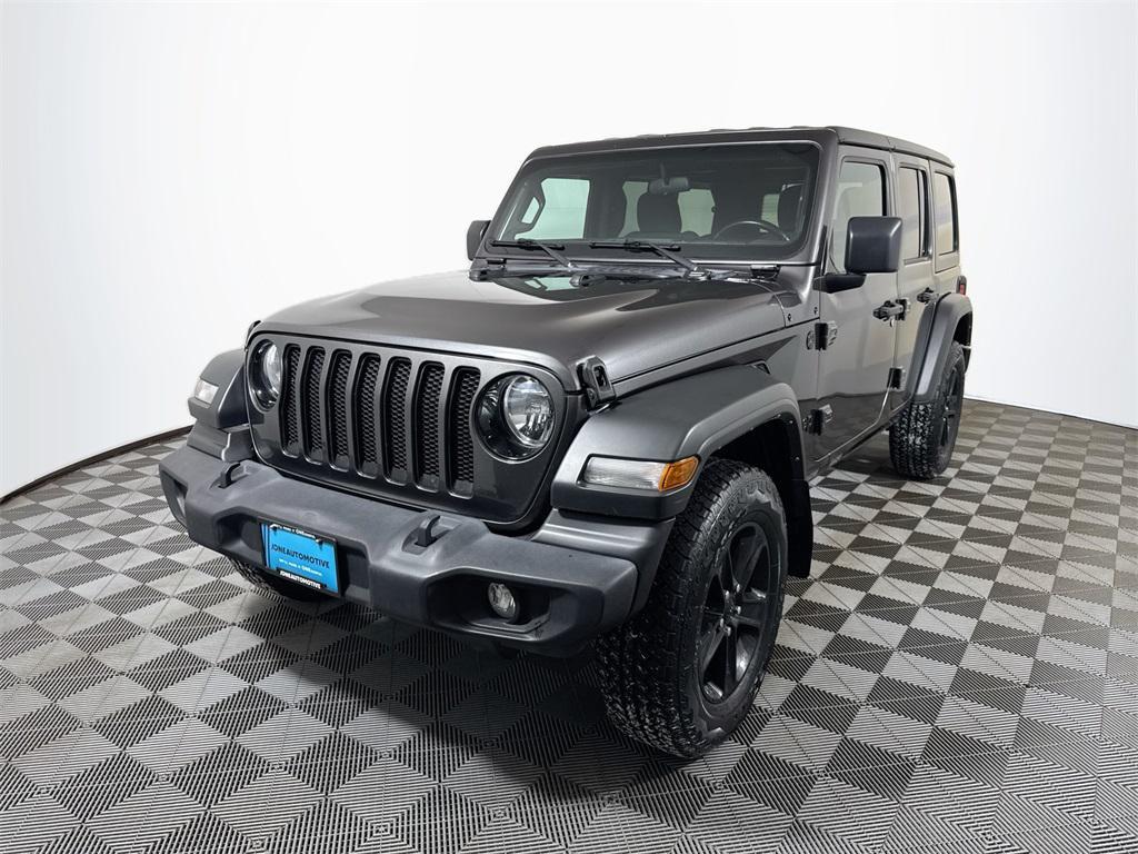 used 2021 Jeep Wrangler Unlimited car, priced at $24,992