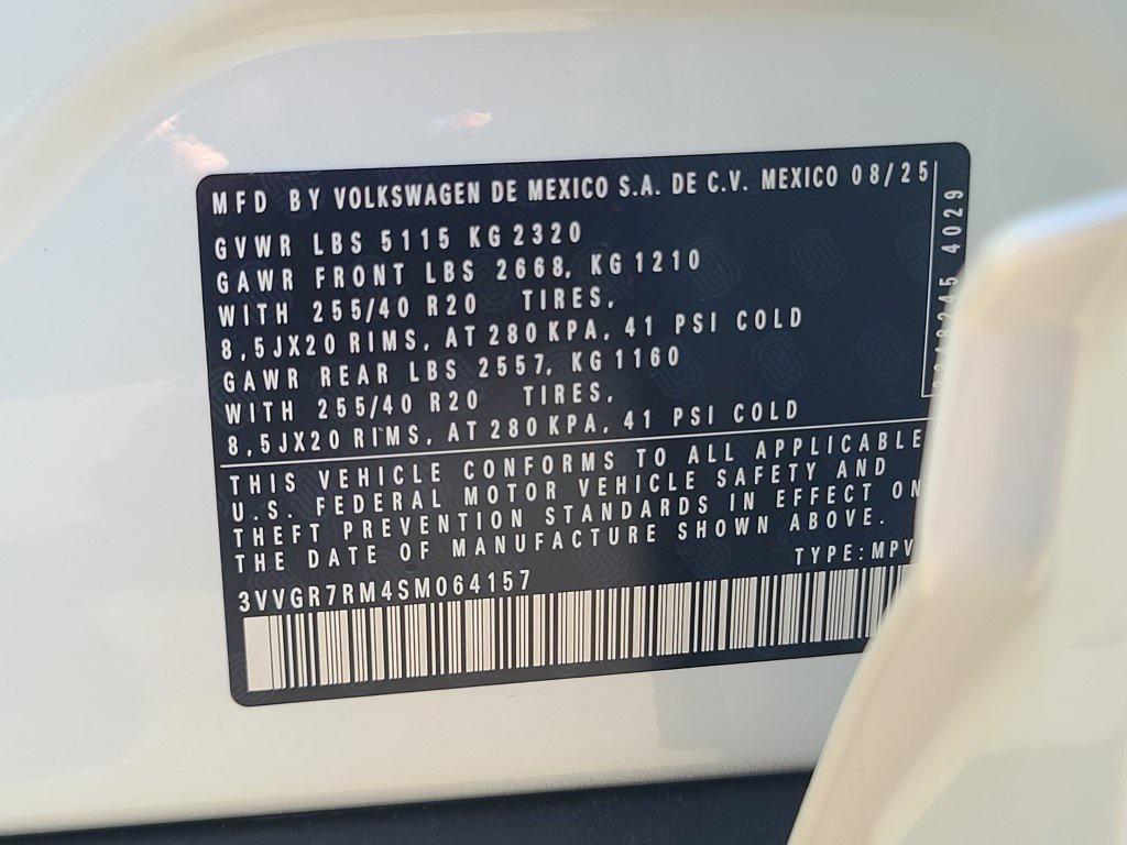 new 2025 Volkswagen Tiguan car, priced at $35,015