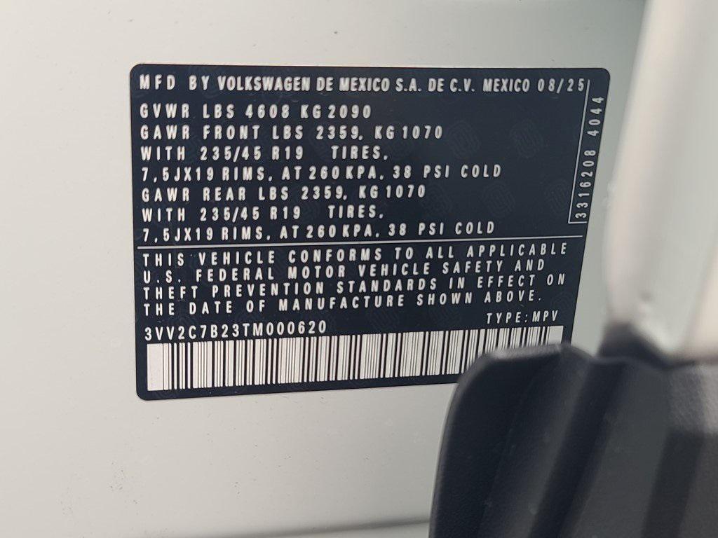 new 2026 Volkswagen Taos car, priced at $33,123