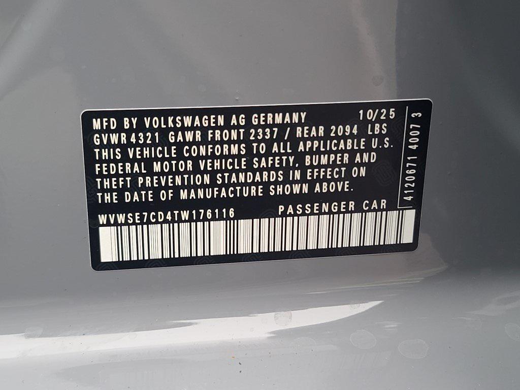 new 2026 Volkswagen Golf GTI car, priced at $40,111