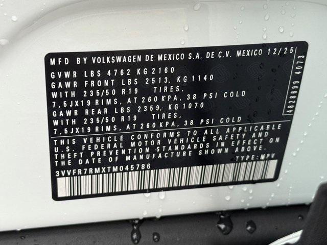 new 2026 Volkswagen Tiguan car, priced at $33,659