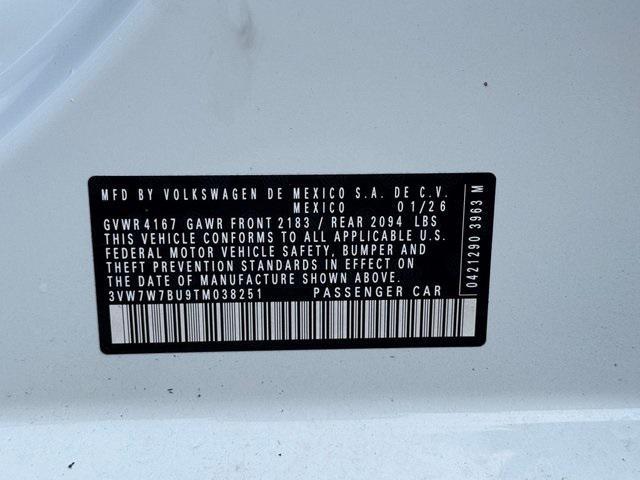 new 2026 Volkswagen Jetta car, priced at $27,754