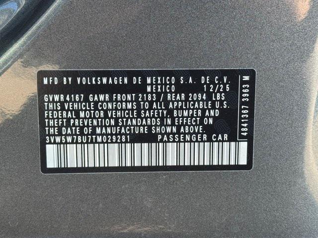 new 2026 Volkswagen Jetta car, priced at $23,996