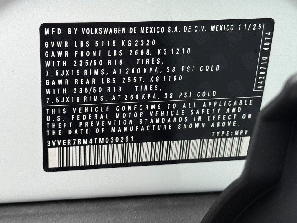 new 2026 Volkswagen Tiguan car, priced at $35,111