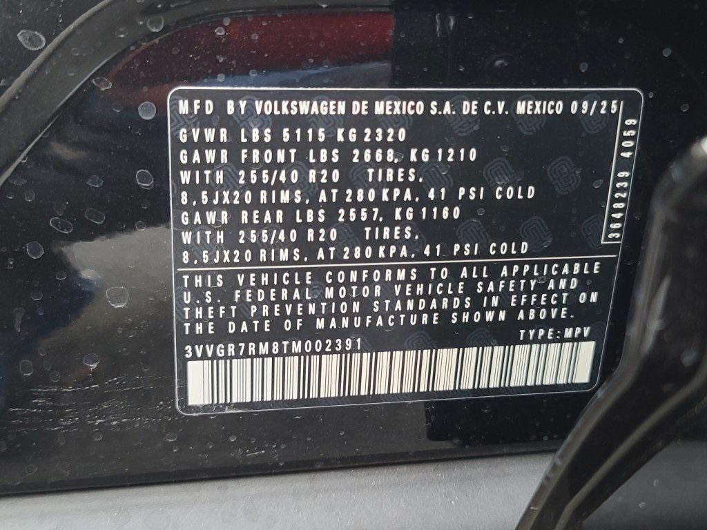 new 2026 Volkswagen Tiguan car, priced at $38,549