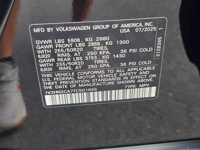 new 2026 Volkswagen Atlas car, priced at $43,388