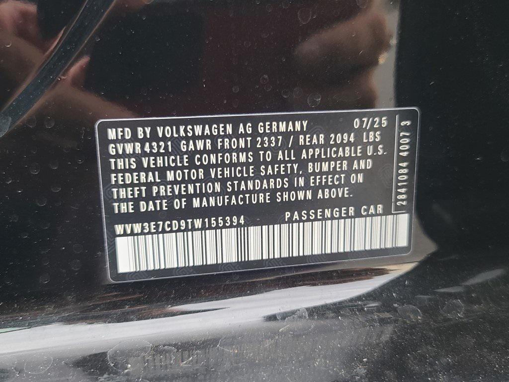 new 2026 Volkswagen Golf GTI car, priced at $40,792