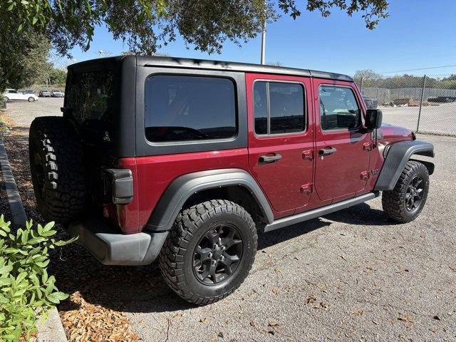 used 2021 Jeep Wrangler Unlimited car, priced at $26,154