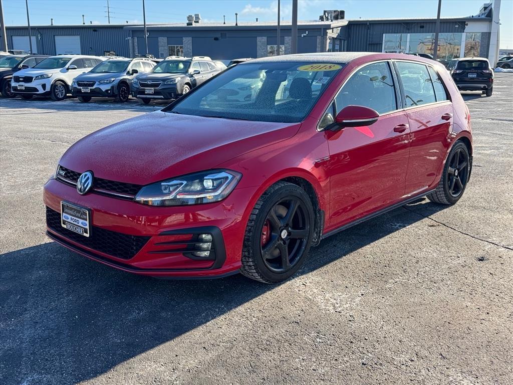 used 2018 Volkswagen Golf GTI car, priced at $18,906