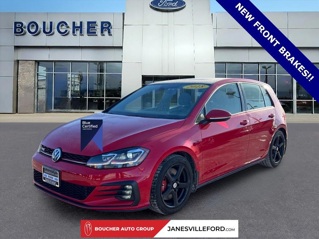 used 2018 Volkswagen Golf GTI car, priced at $18,906