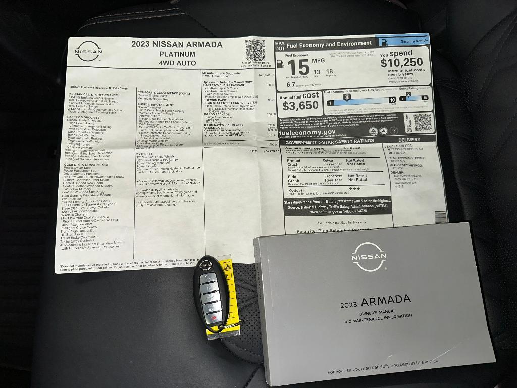 used 2023 Nissan Armada car, priced at $43,390