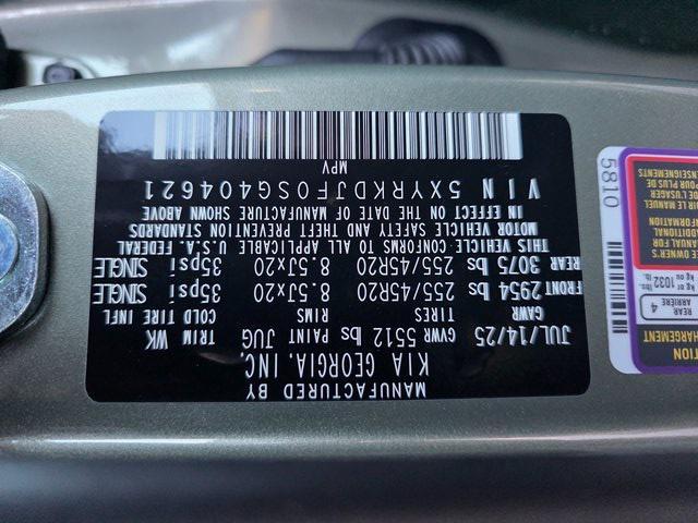 new 2025 Kia Sorento car, priced at $45,055