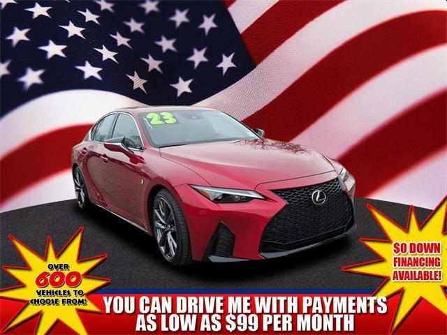 used 2023 Lexus IS 350 car, priced at $38,997