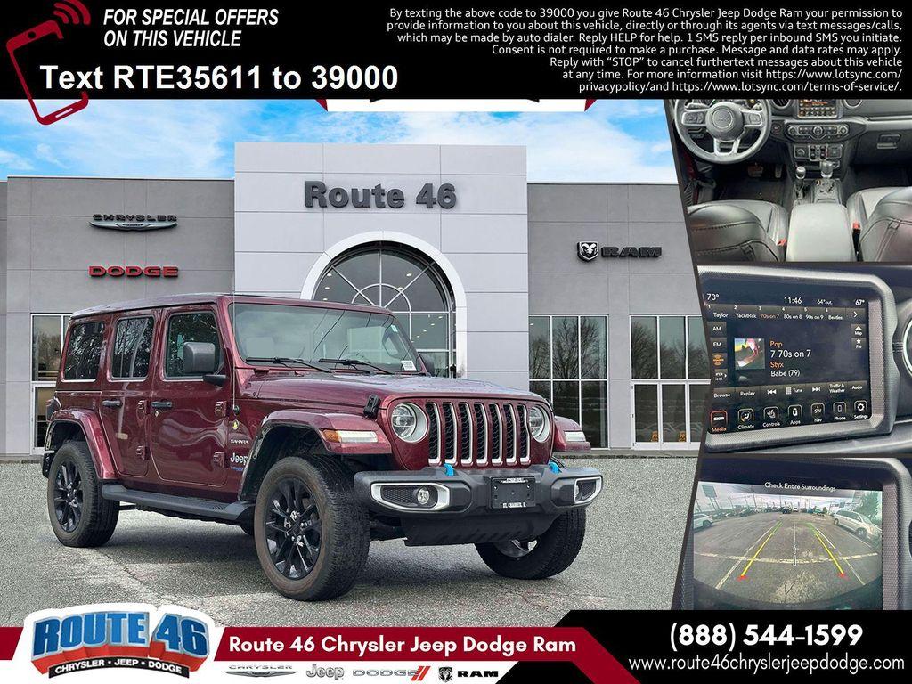 used 2022 Jeep Wrangler Unlimited 4xe car, priced at $29,991