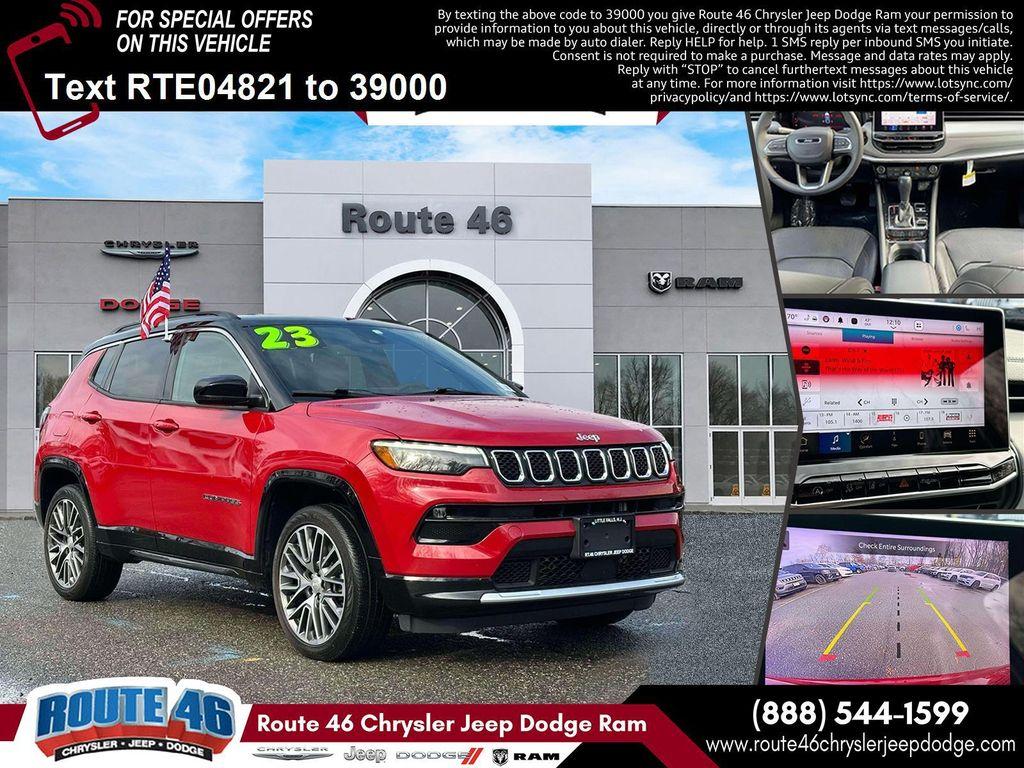 used 2023 Jeep Compass car, priced at $20,991