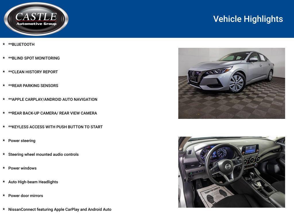 used 2022 Nissan Sentra car, priced at $12,777