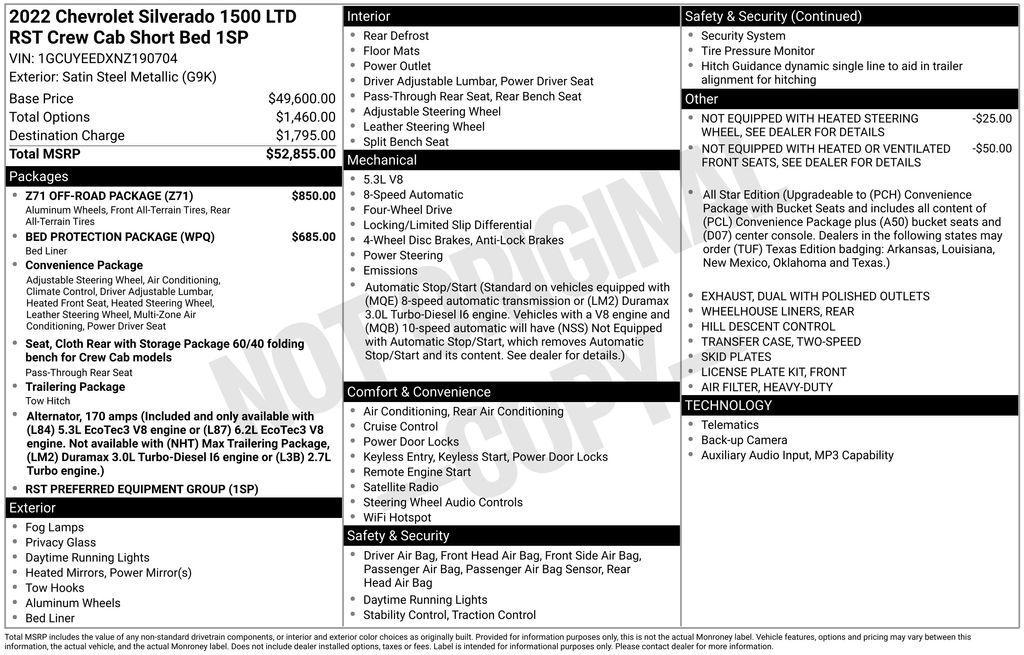 used 2022 Chevrolet Silverado 1500 Limited car, priced at $35,894