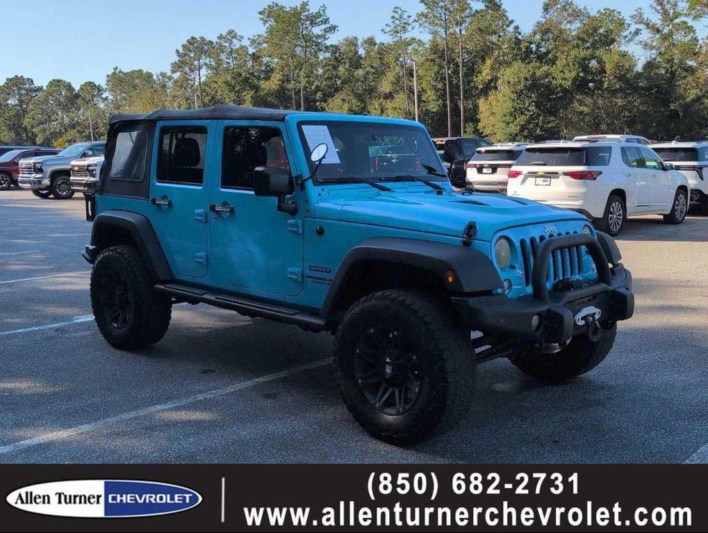 used 2017 Jeep Wrangler Unlimited car, priced at $16,399