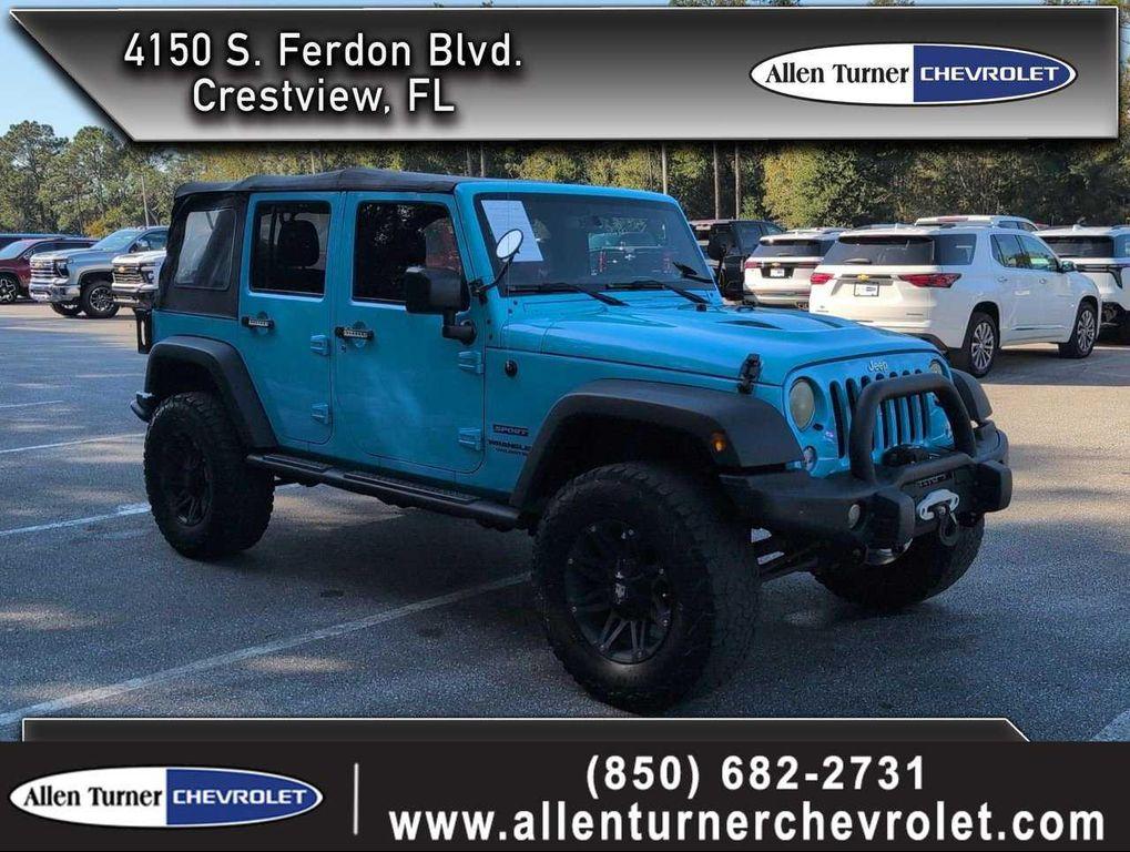 used 2017 Jeep Wrangler Unlimited car, priced at $16,399
