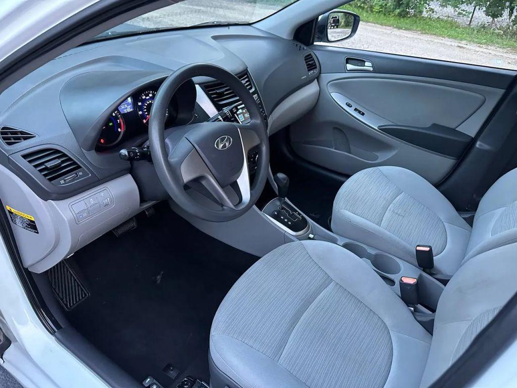 2015 Century White Hyundai Accent